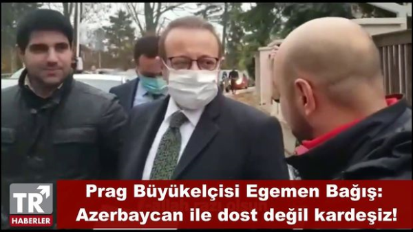 Çexiyadakı Türkiyə səfiri azərbaycanlılara şokolad payladı-VİDEO